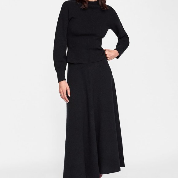 MWT ZARA MINIMAL COLLECTION PUFF SLEEVE SWEATER - Picture 5 of 7